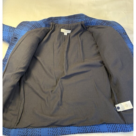 OUTERKNOWN Cloud Weave Shirt Jacket Women XS Blue Plaid Heavy Shacket Pockets - Picture 12 of 15